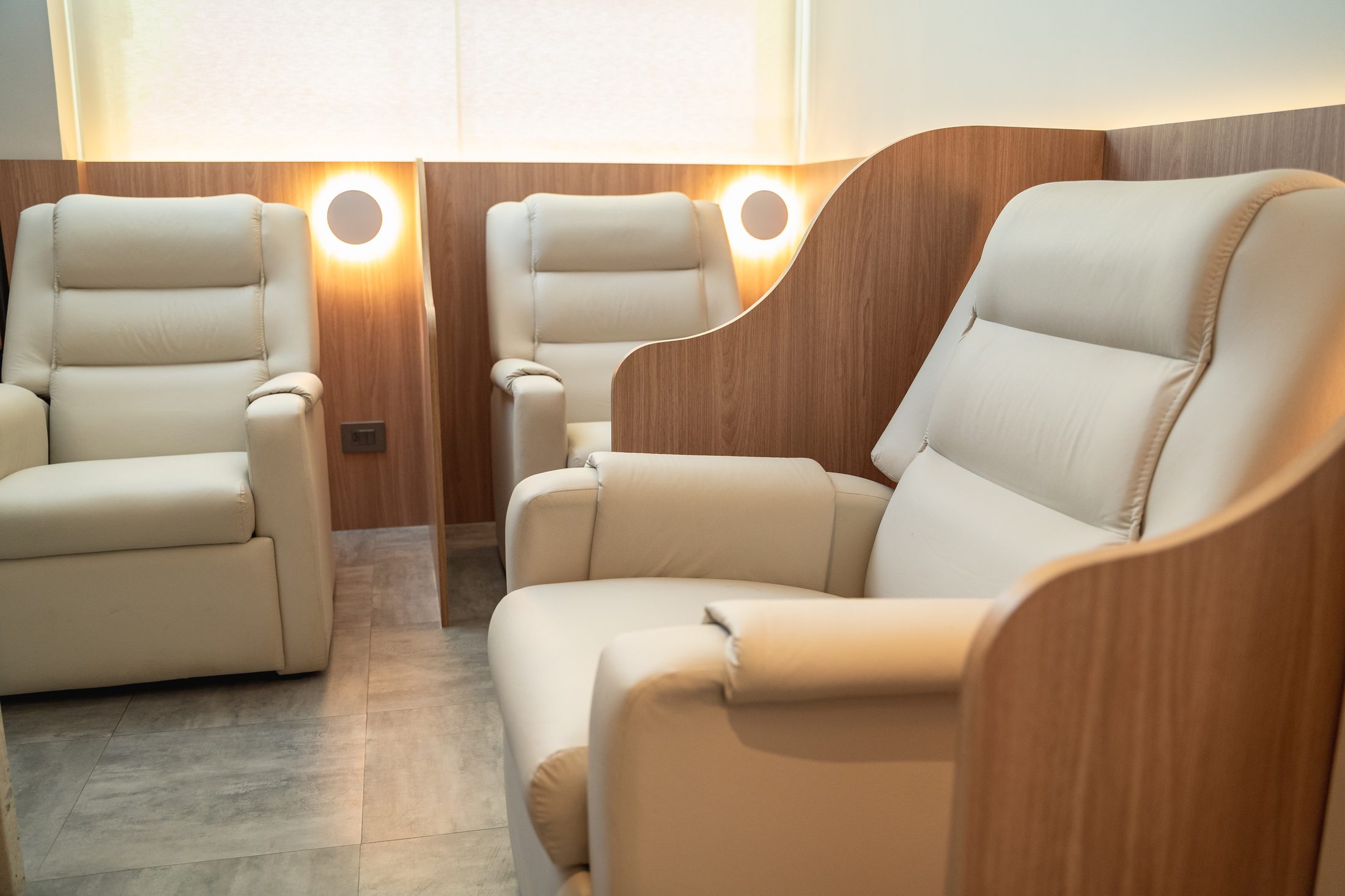 Sala de terapia nutricional injetável — poltronas